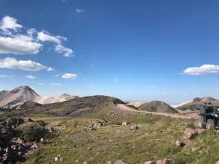 Trail 001 over the Tushar mountains